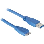 USB 3.0 priključni kabel [1x USB 3.0 utikač A - 1x USB 3.0 utikač Micro B] Delock 5 m plava pozlaćeni utični kontakti, UL certif