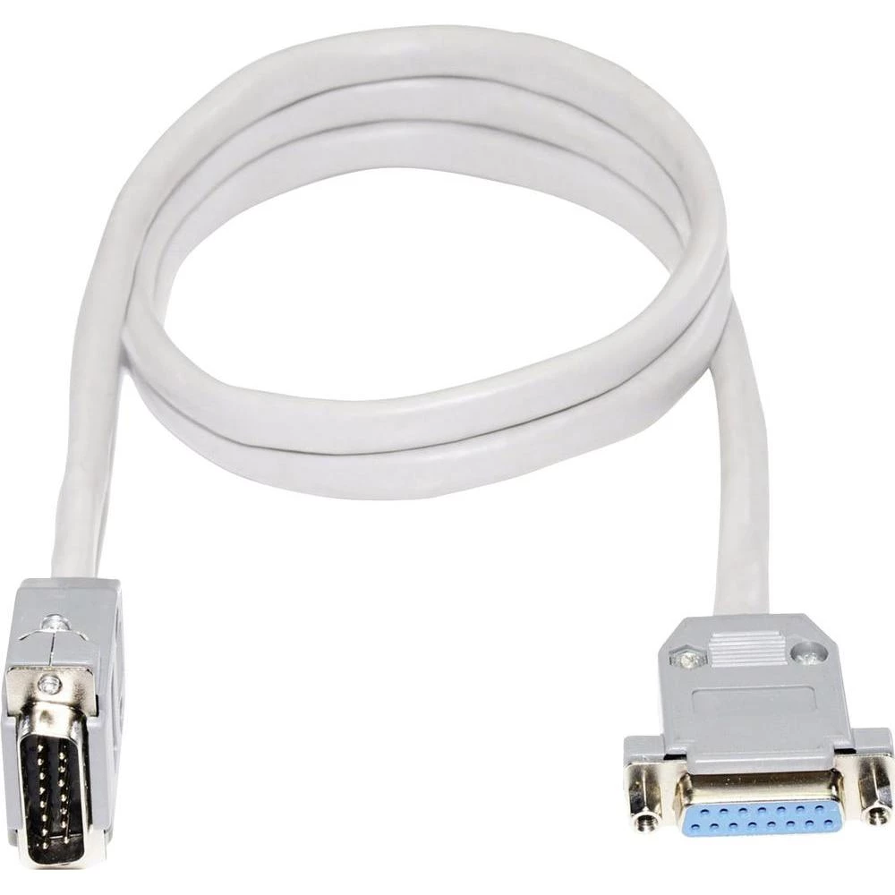 Serijski, paralelni priključni kabel [1x D-SUB utikač 15pol. - 1x D-SUB utičnica slika