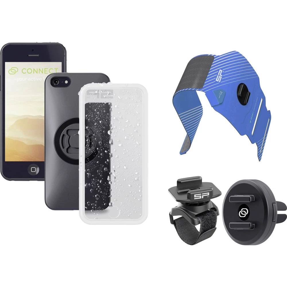 Držač za volan za pametni telefon SP Connect SP MULTI ACTIVITY BUNDLE IPHONE 5/ SE Crna slika