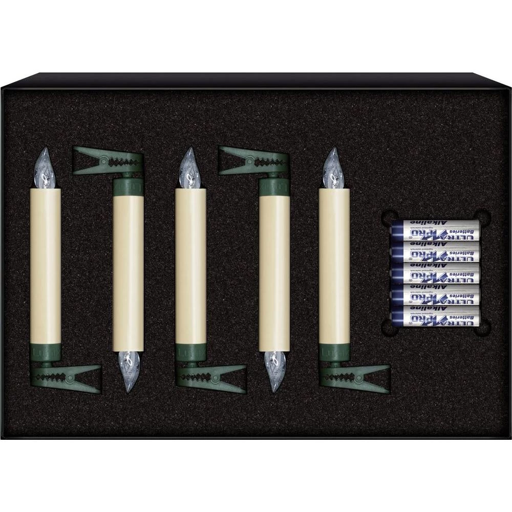 Ukrasna rasvjeta za božićno drvce na baterije 5 LED Warm White KRINNER 74322 slika