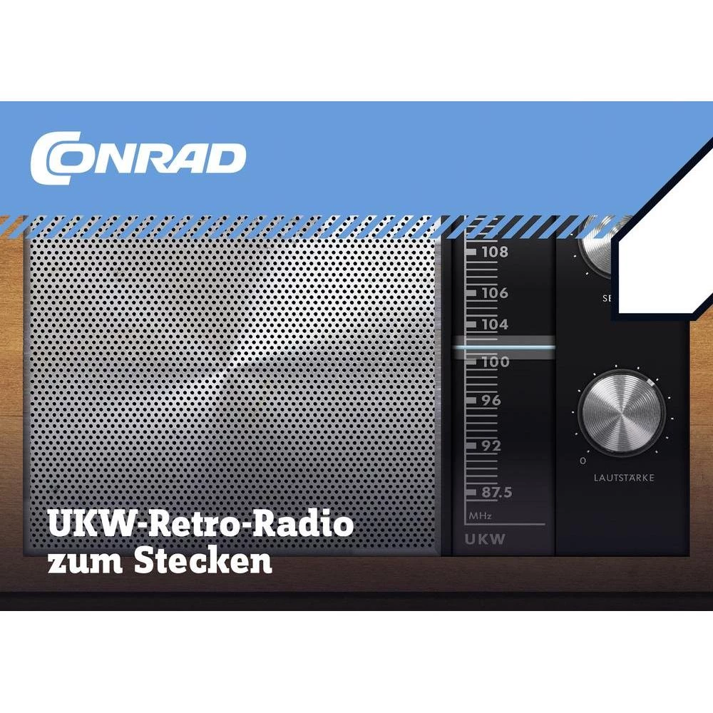 Retro radio Conrad Components UKW radio 10196 slika