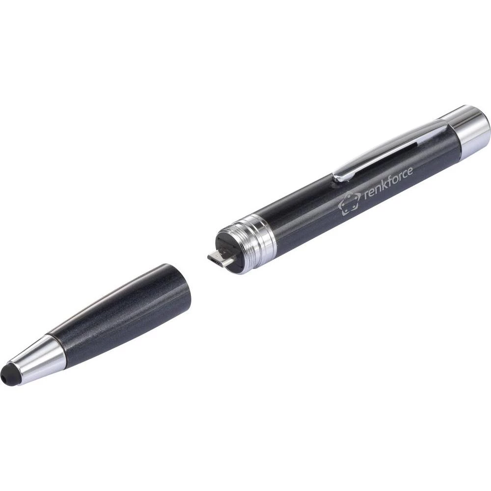 Višenamjenska kemijska/digitalna olovka s ugrađenom baterijom 4268c9 Stylus Pen renkforce crna slika