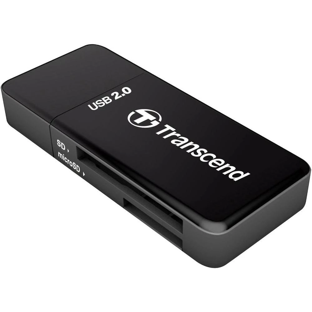 Vanjski čitač kartica USB 3.0 RDP5 Transcend crna slika