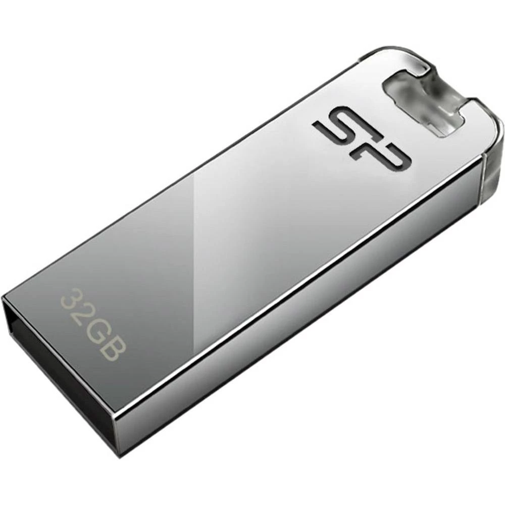 USB stik 32 GB SP032GBUF2T03V1F Silicon Power Touch T03 srebrna USB 2.0 slika