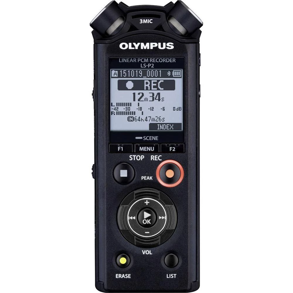 Prijenosni audio snimač LS-P2 Olympus crna slika