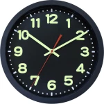 Bežični zidni sat 53861-05 EuroTime 30 cm x 5 cm crna