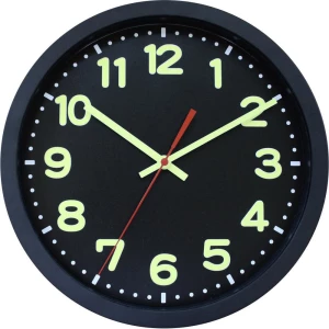 Bežični zidni sat 53861-05 EuroTime 30 cm x 5 cm crna slika