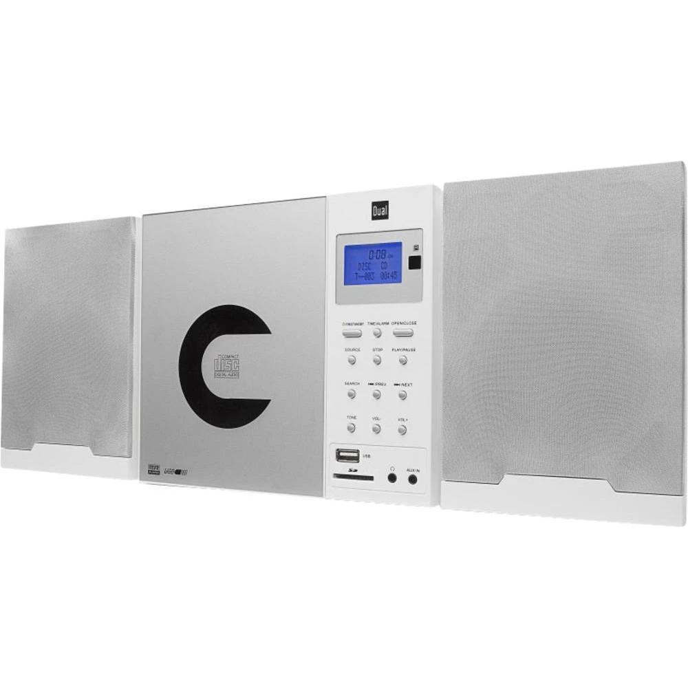 Stereo glazbena linija DAB 102 Dual AUX, CD, DAB+, SD, UKV, USB zidna montaža bijela slika
