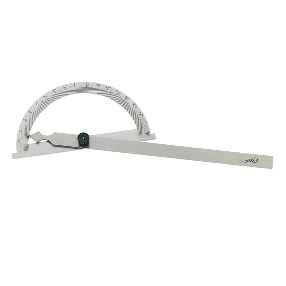 Mjerač kutova 0 -180 ° Helios Preisser 0411102 poprečni presjek 16 x 4 mm dužina krakova 150 mm postavka kuta 0 - 180 ° slika
