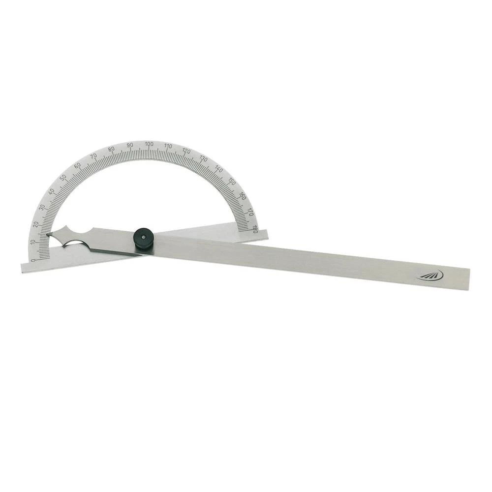 Mjerač kutova 0 -180 ° Helios Preisser 0411103 poprečni presjek 16 x 4 mm dužina krakova 200 mm postavka kuta 0 - 180 ° slika