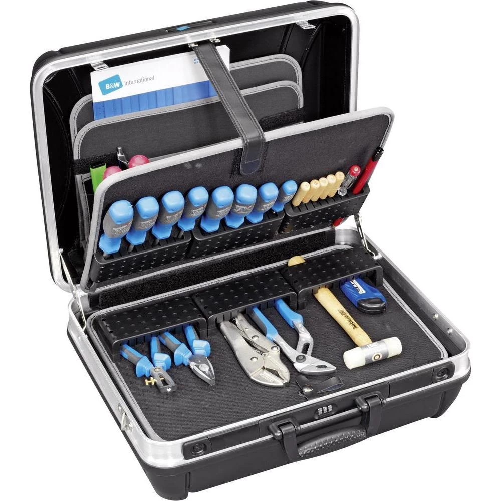 Kofer za alat B & W International shark modul - podoban za avion 115.03/M Dimenzije: (Š x V x Db) 495 x 430 x 215 mm HDPE slika