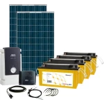 Solarni set Solar Rise Six 600283 Phaesun 500 W uklj. baterija, uklj. priključni kabel, uklj. regulator punjenja, uklj. izmjenji