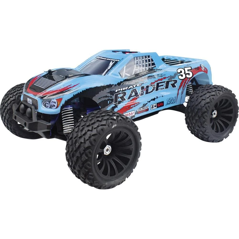 Pirate Raider T2M beskontaktni istosmjerni motor 1:10 Model automobila na daljinsko upravljanje Električni Truggy 4WD RtR 2.4 GH slika