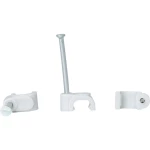 Komplet držača kabla s čavlom 346304082 Kopp siva sadržaj: 50 kom.