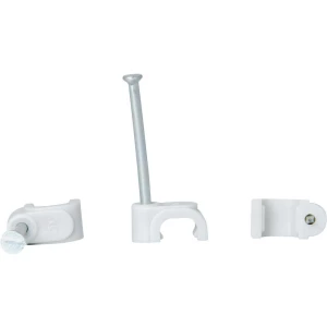 Komplet držača kabla s čavlom 346304082 Kopp siva sadržaj: 50 kom. slika