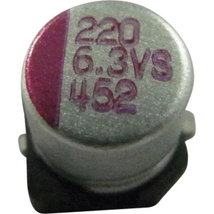 Elektrolitski kondenzator SMD 390 µF 6.3 V/DC 10 % (promjer x V) 8 mm x 6.7 mm PVS397M6R3S0ANGA3K 1 kom. slika