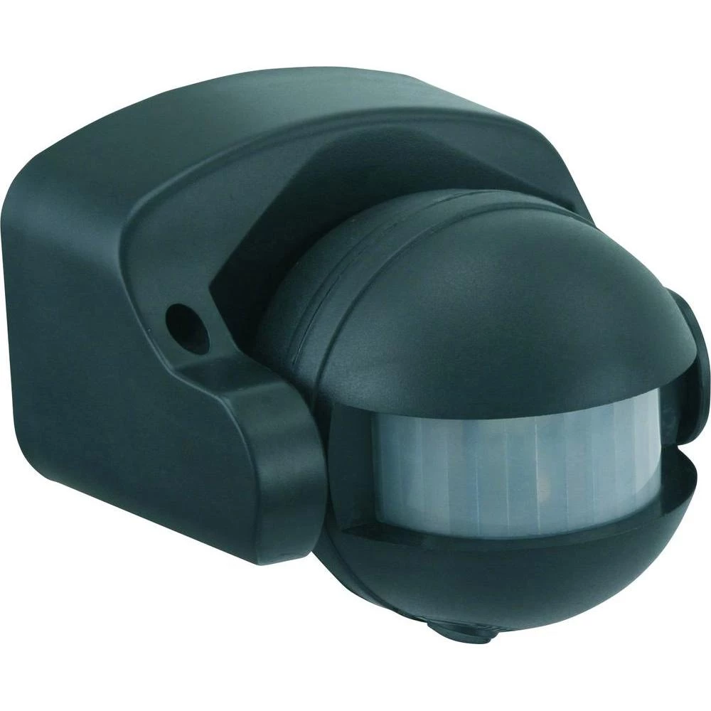 PIR alarm pokreta 658 GAO ugradnja na zid 180°, crna, IP44 slika