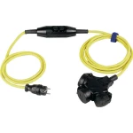 Strujni produžni kabel [šuko gumeni utikač - ovjesni spojnik] 344.804-5.05 16 A žuta, crna 4.50 m s PRCD SIROX
