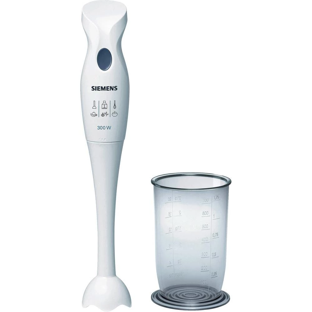 Štapni mikser MQ5B150N Siemens 300 W s posudom za miksanje bijela slika