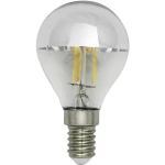 LED žarulja (jednobojna) 80 mm LightMe 230 V E14 4 W toplo-bijela KEU: A+ oblik kapljice filament sadržaj 1 kom.