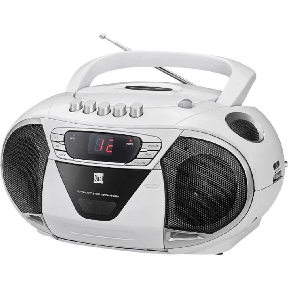 UKV CD radio P 65 Dual AUX, CD, kazeta, SV, UKV bijela slika