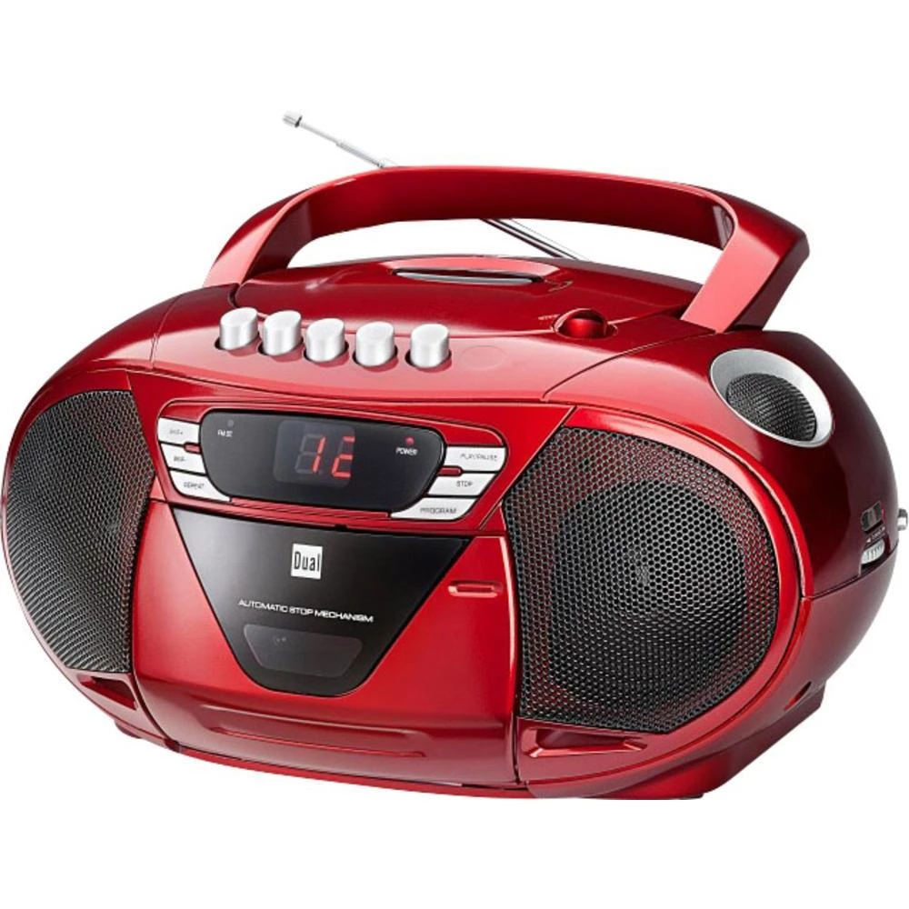 UKV CD radio P 65 Dual AUX, CD, kazeta, SV, UKV crvena slika