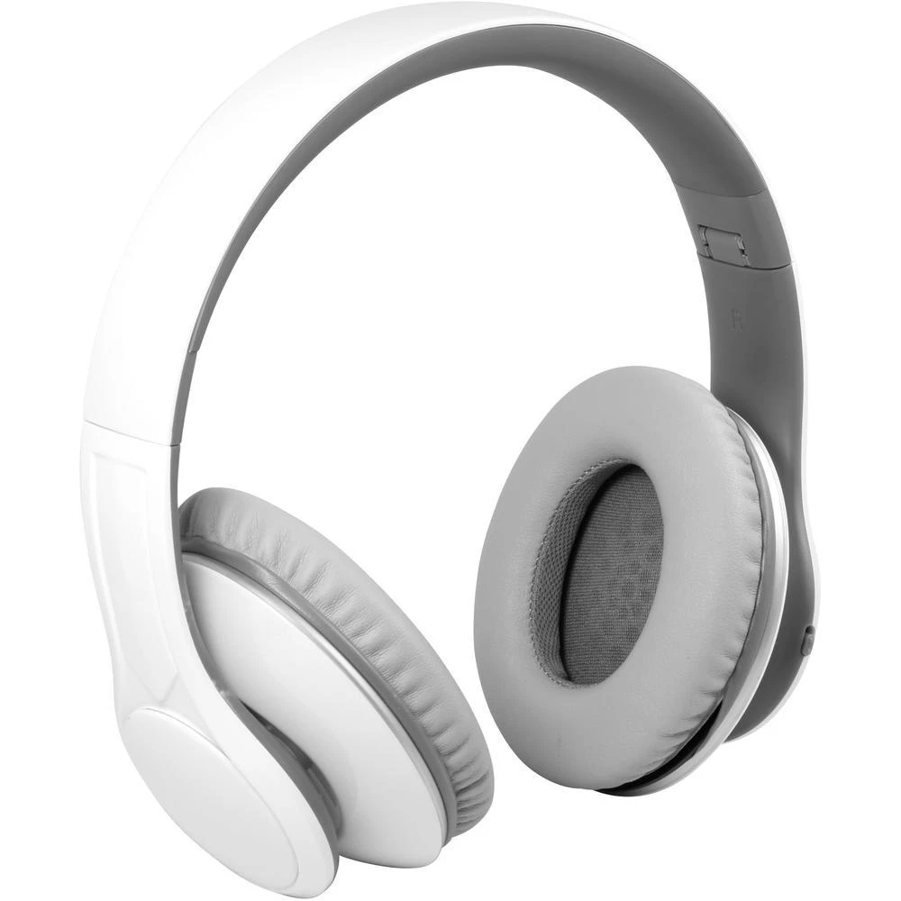 Bluetooth® slušalice MusicMan BigBass BT-X15 Technaxx over ear, sklopive, FM radio, s mikrofonom, MP3 reproduktor bijela slika