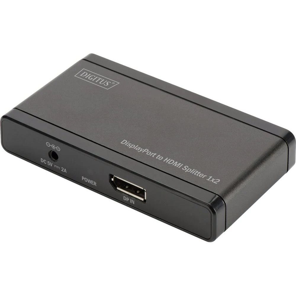 2-portni DisplayPort razdjelnik DS-45400 Digitus Ultra HD 4096 x 2160 piksela crna slika