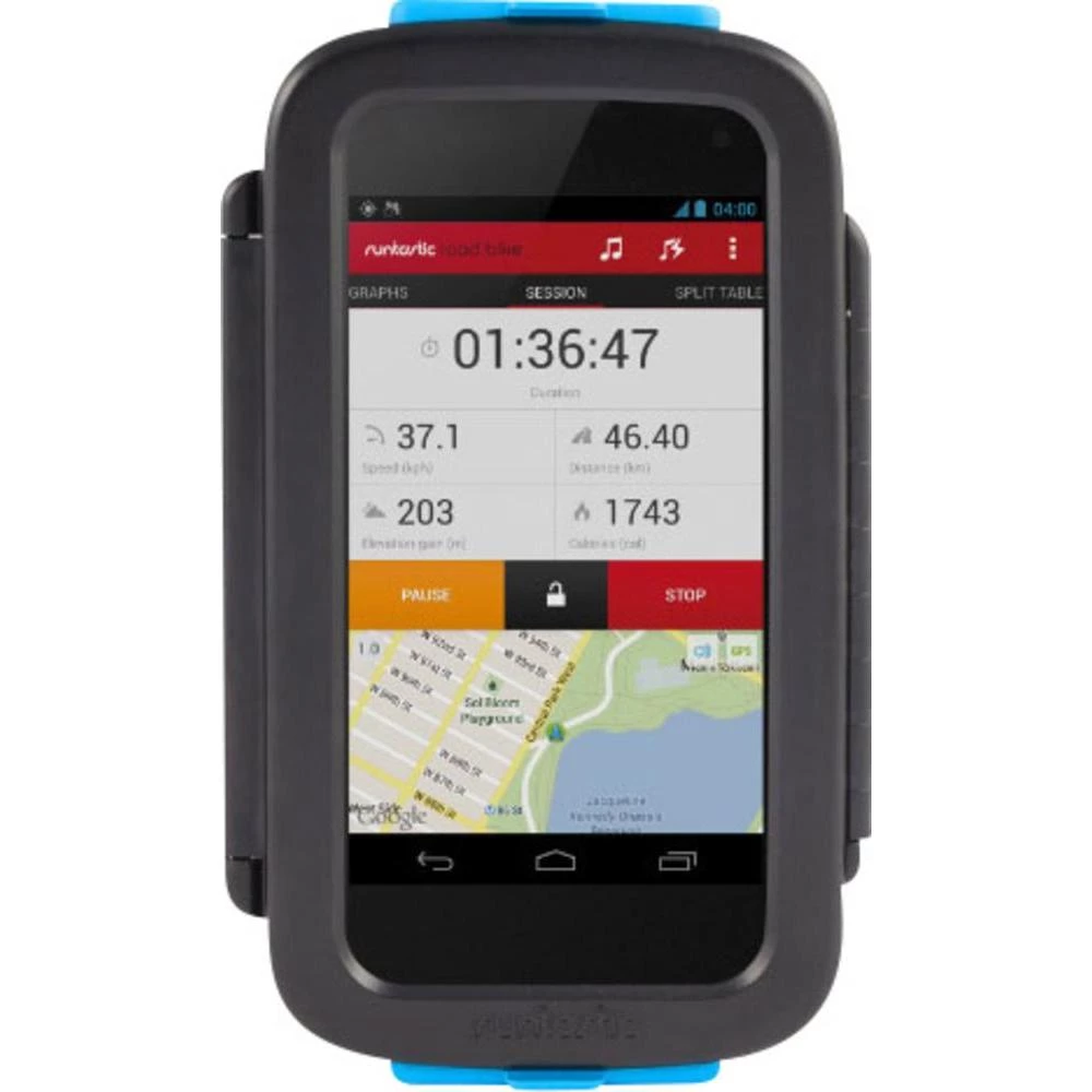 Maska za mobitel s držačem za bicikl Runtastic Bike Case 2.0, crna slika