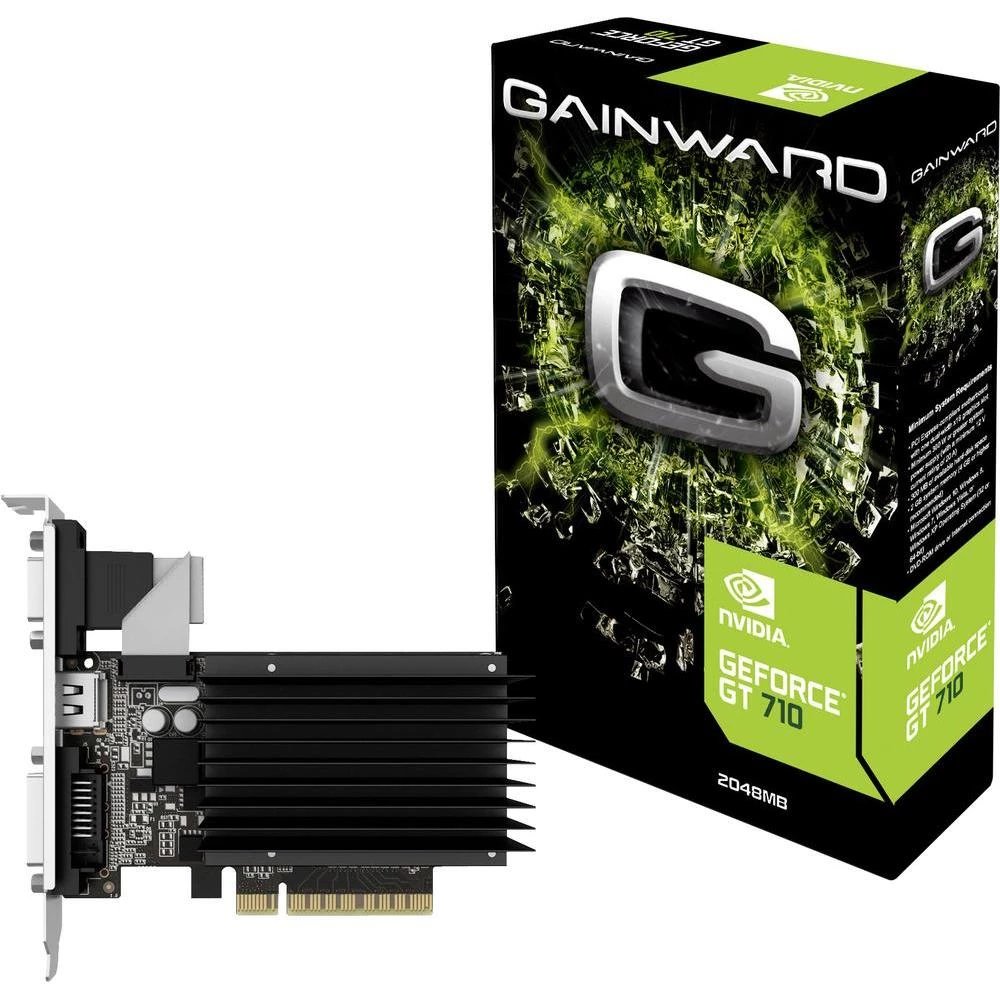 Grafička kartica Gainward Nvidia GeForce GT710 2 GB DDR3-RAM PCIe x16 DVI, VGA, HDMI™ slika
