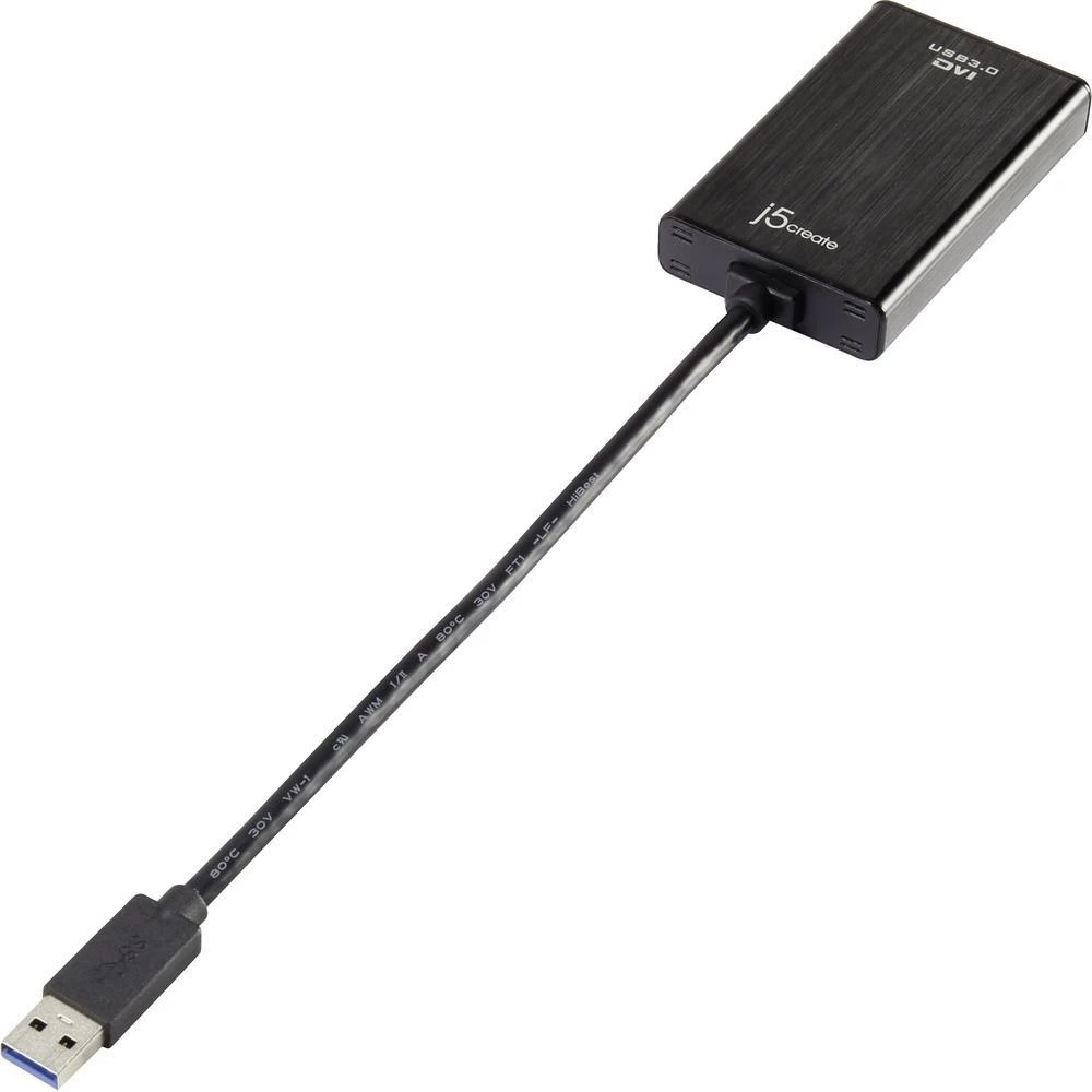 Vanjska grafička kartica JUA330 j5create USB 3.0 - HDMI/DVI/VGA  ekranski adapter broj podržanih ekrana: 4 slika