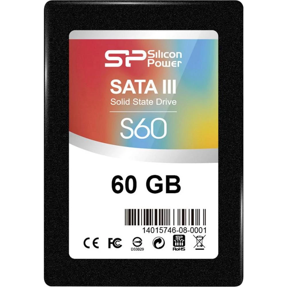 Interni SSD 6.35 cm (2.5 inča) 60 GB SP060GBSS3S60S25 SATA III Silicon Power S60 Retail slika