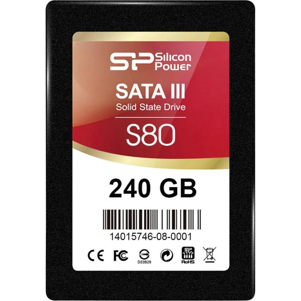 Interni SSD 6.35 cm (2.5 inča) 240 GB SP240GBSS3S80S25 SATA III Silicon Power S80 Retail slika