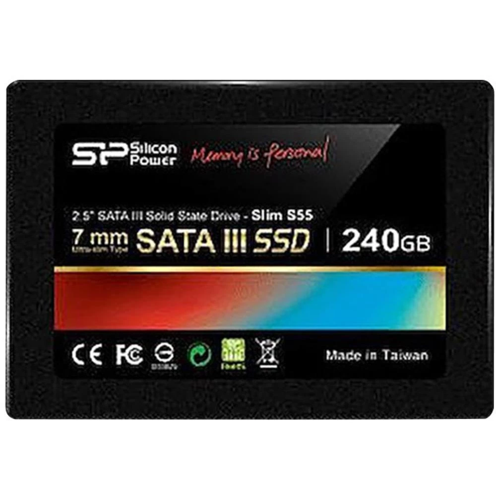 Interni SSD tvrdi disk 6.35 cm (2.5 ") SP240GBSS3S55S25 Silicon Power S55 Retail 240 GB SATA III slika