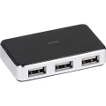 4-portni USB 2.0 hub IT-USBHUB4PWR Vivanco crna/srebrna slika