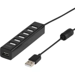 7-portni USB 2.0 hub IT-USBHUB7PWR Vivanco crna