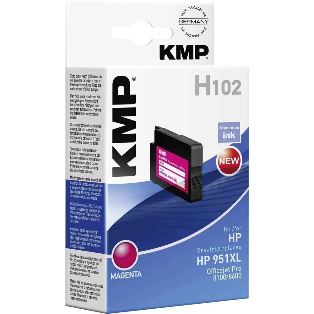 Tinta H102 1723,4006 KMP zamjenjuje HP 951, 951XL kompatibilna purpurnocrvena slika