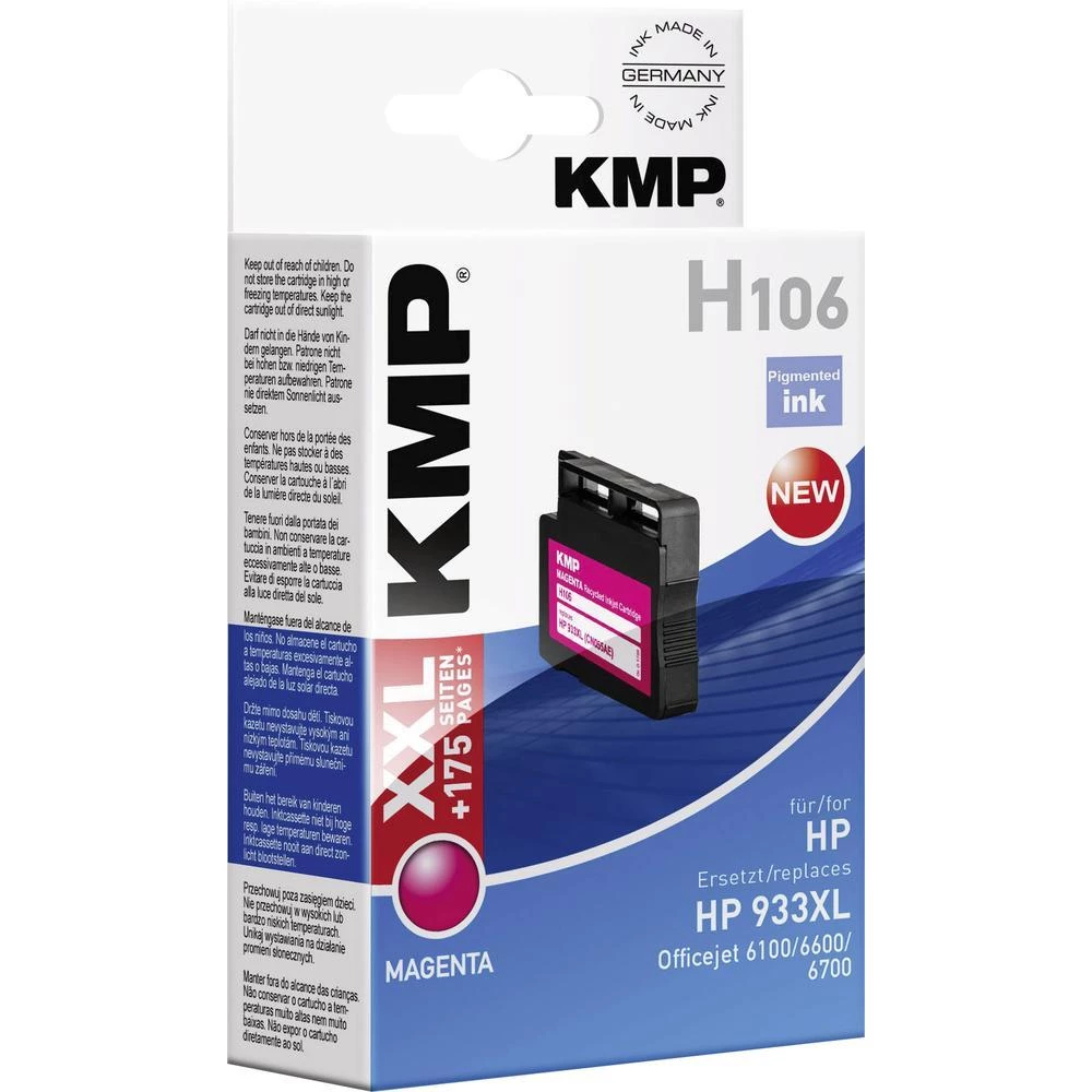 Tinta H106 1726,4006 KMP zamjenjuje HP 933XL kompatibilna purpurnocrvena slika