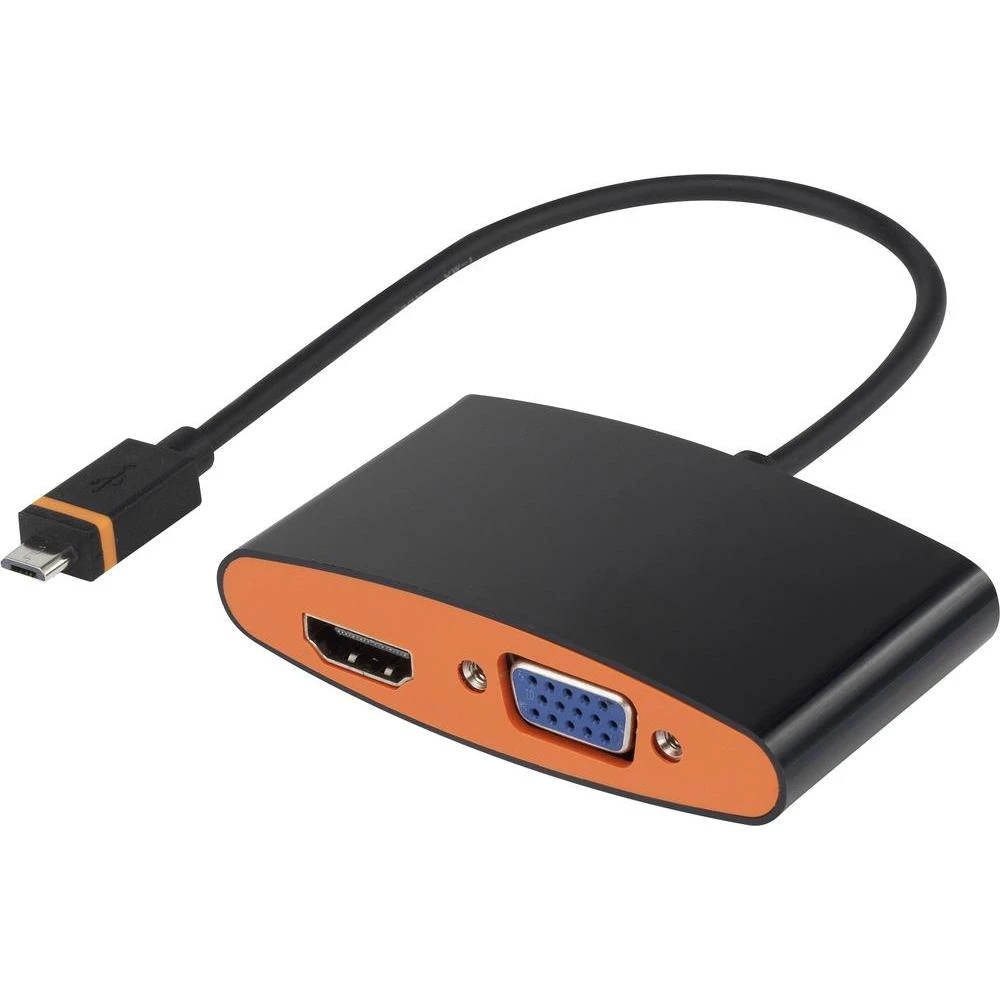 Renkforce SlimPort (MYDP) HDMI™ + VGA Adapter slika
