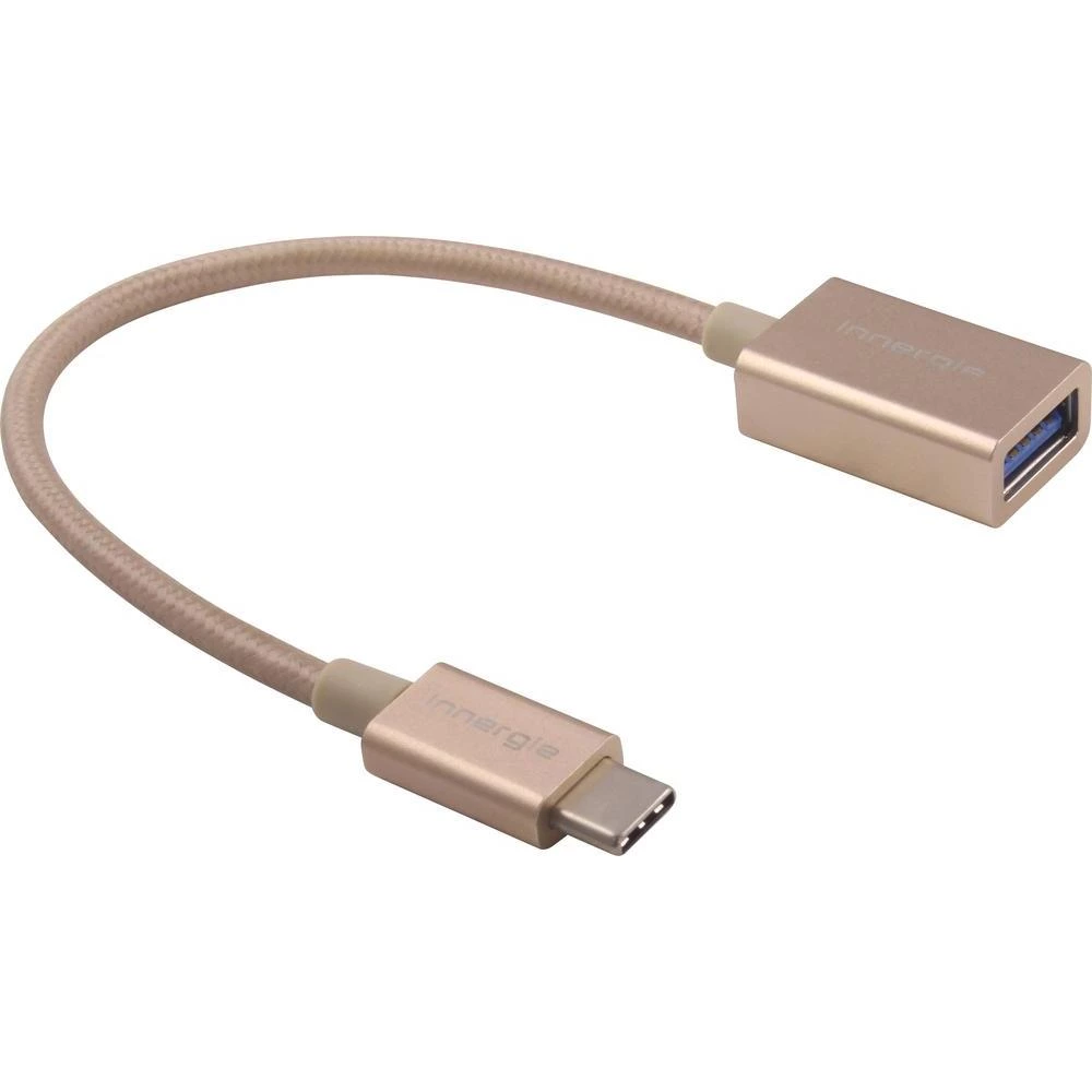 USB 3.0 adapter [1x USB-C™ utikač - 1x USB 3.0 ženski utikač A] Innergie zlatna slika