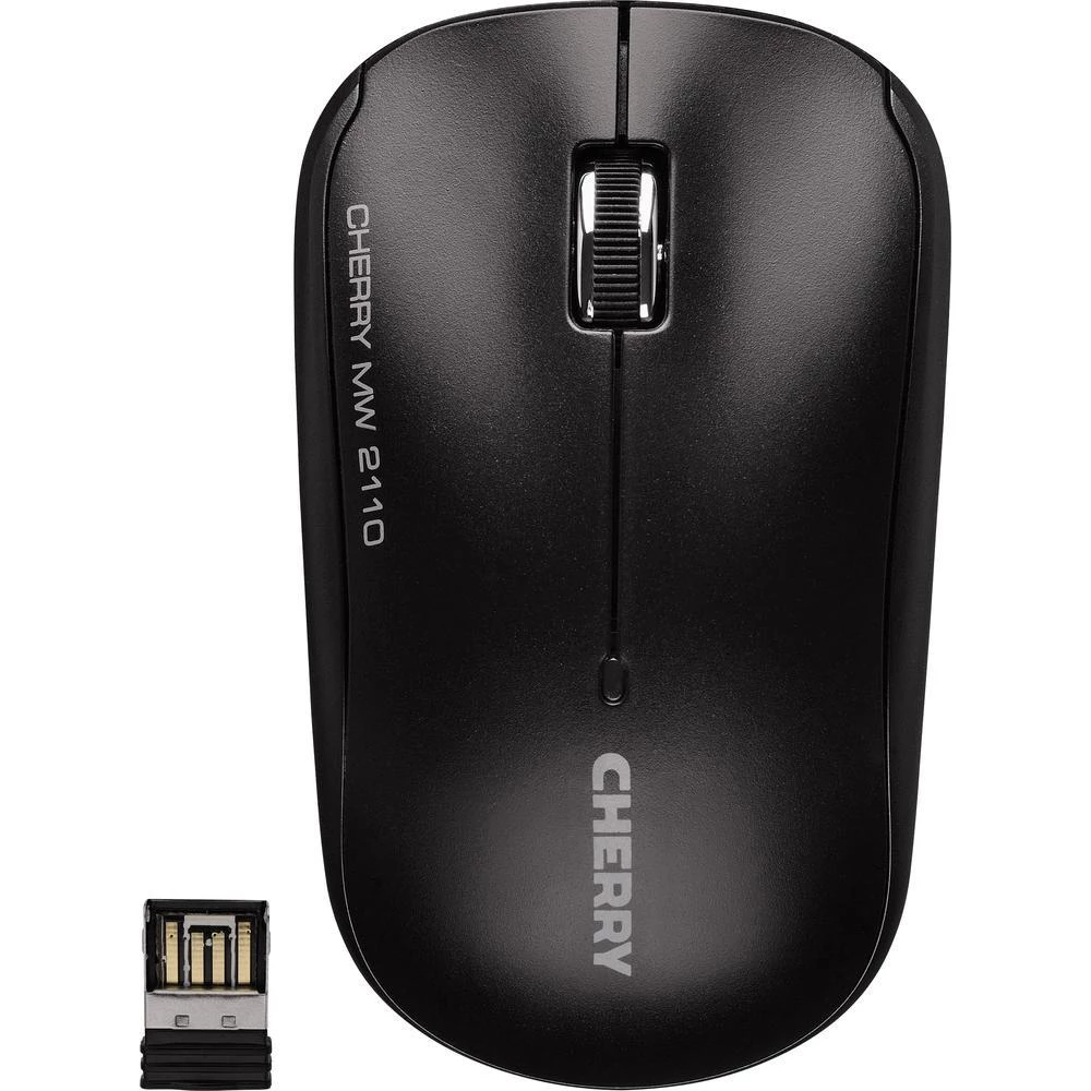 Bežični miš IR CHERRY MW 2110 zaštita - prskanje, crna slika