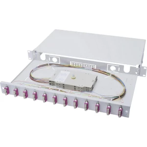 Spojna kutija za optičke kablove DN-96321-4 Digitus 12-portna SC opremljena 1 HE slika