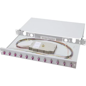 Spojna kutija za optičke kablove DN-96331-4 Digitus 12-portna LC opremljena 1 HE slika