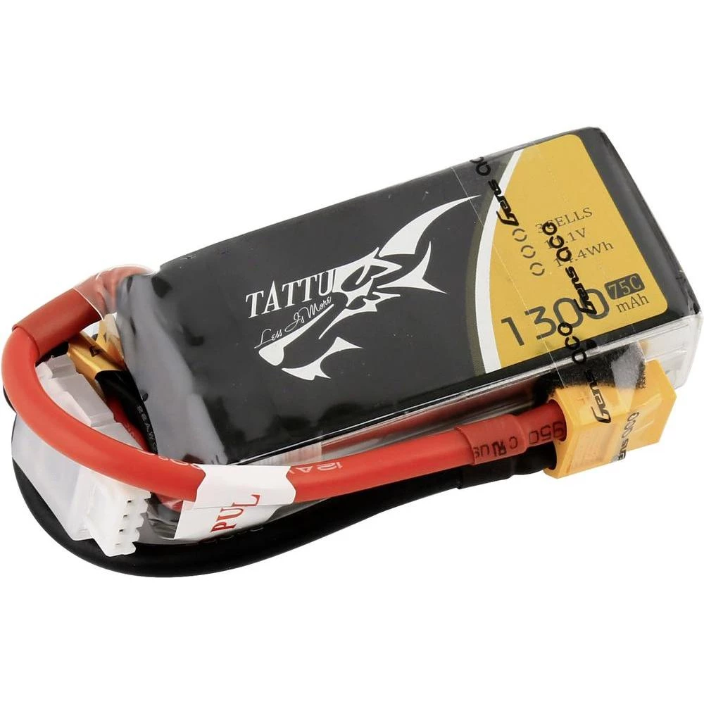 Modeliranje-baterija (LiPo) 14.8 V 1300 75 C Tattu XT60 slika