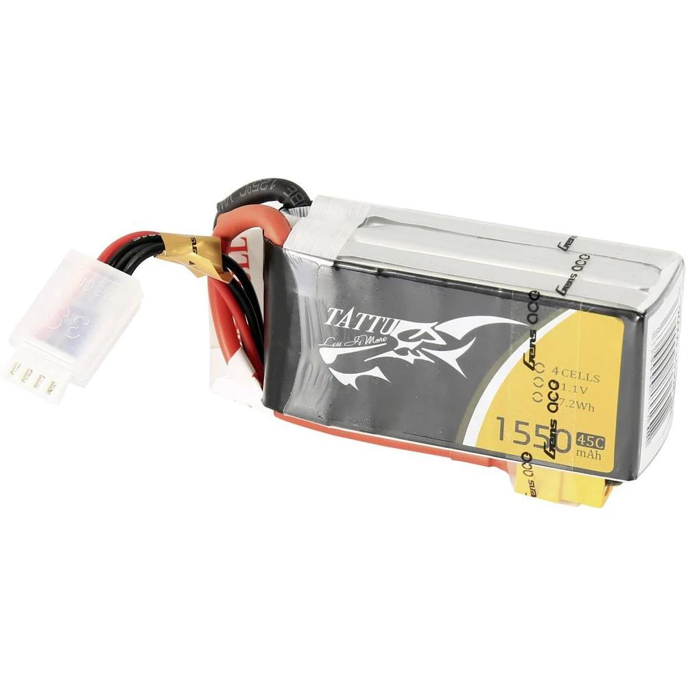Modeliranje-baterija (LiPo) 14.8 V 1550 mAh 45 C Tattu XT60 slika