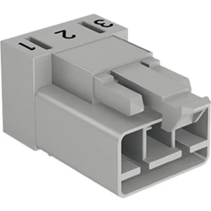 Mrežni konektor, horizontalni ugradbeni utikač, ukupan broj polova: 3 16 A crni WAGO WINSTA 1 kom. slika