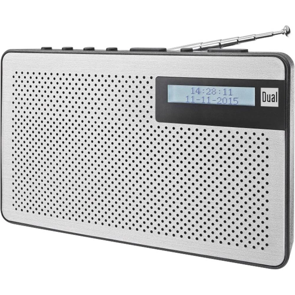 DAB+ putni radio Dual DAB 82 DAB+, UKV srebrna slika