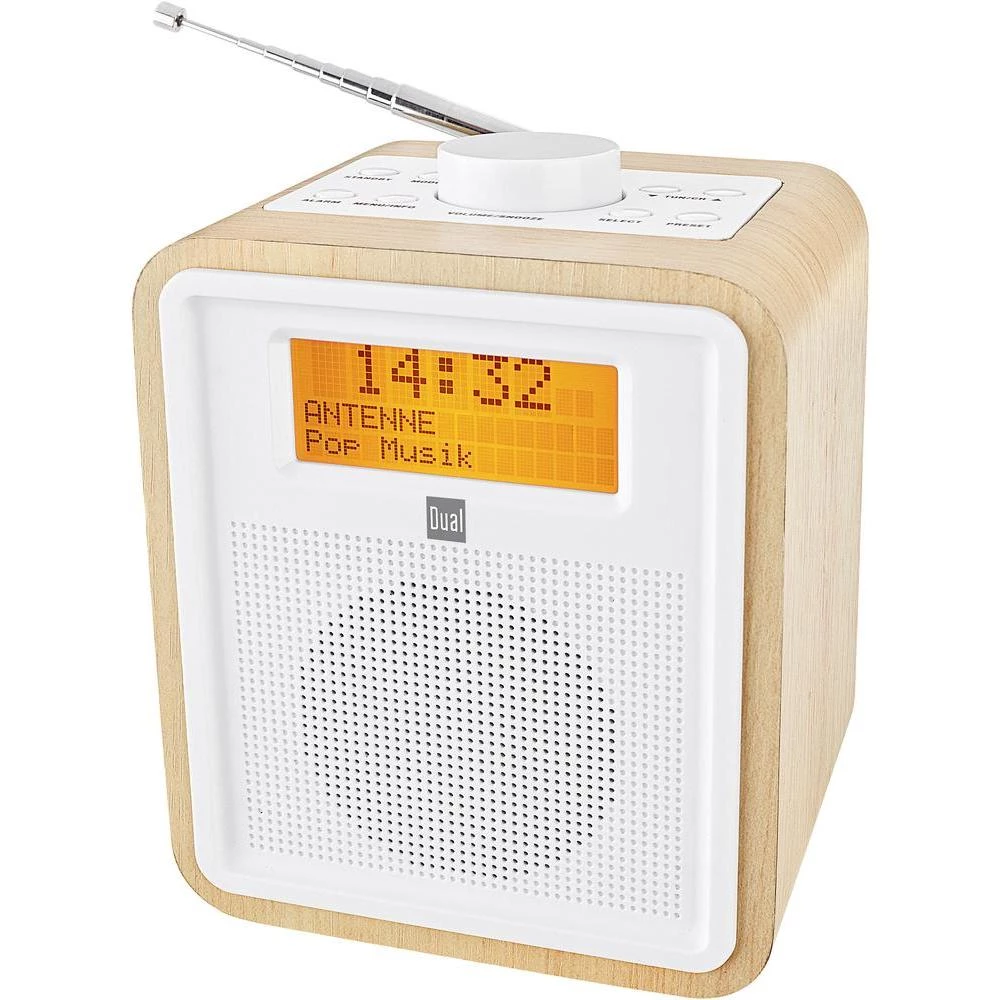 DAB+ radio DAB CR 27 Dual radijska budilica drvo slika