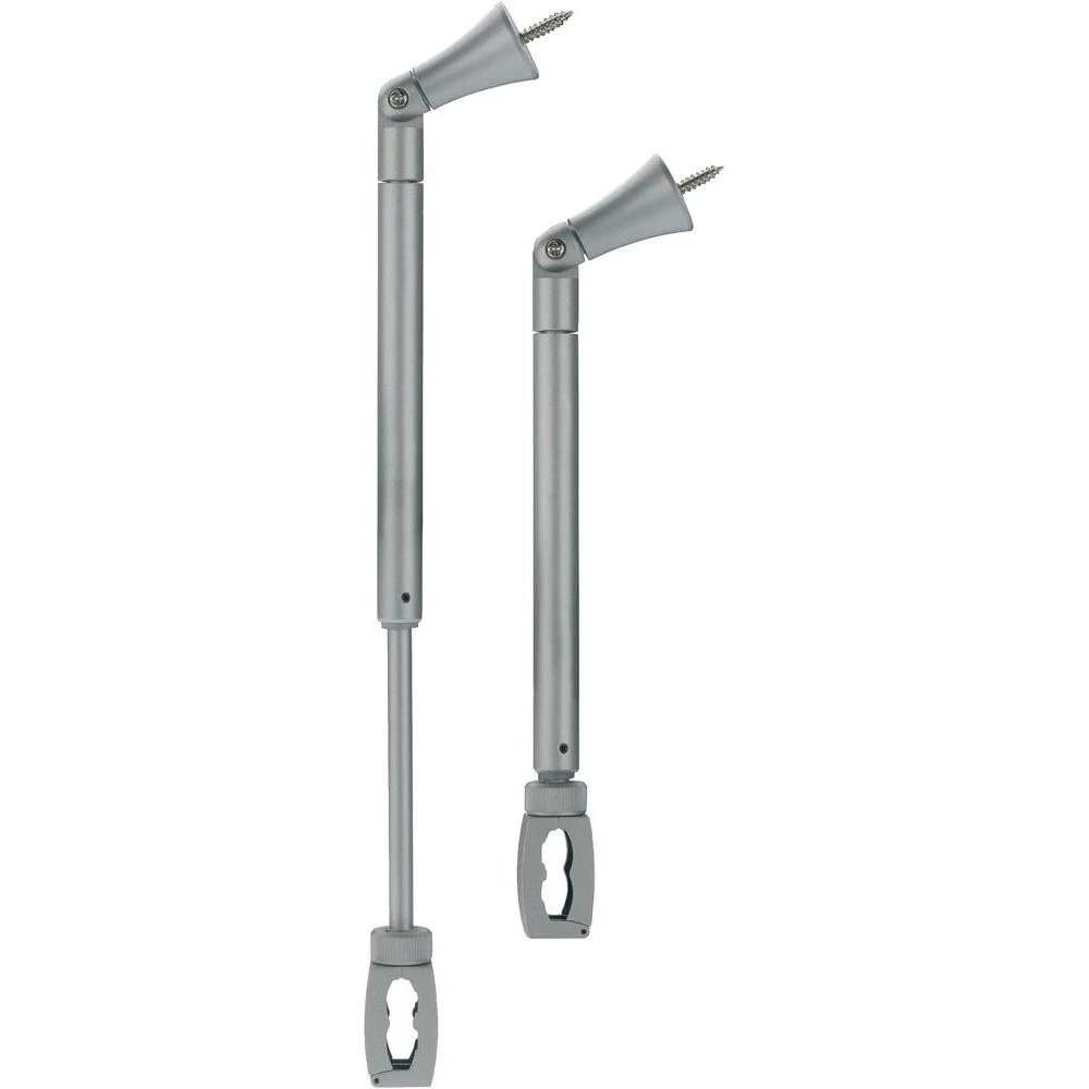 Komponenta za visokovoltnu svjetiljku za šinu 184332 SLV stropni držač srebrno-siva slika