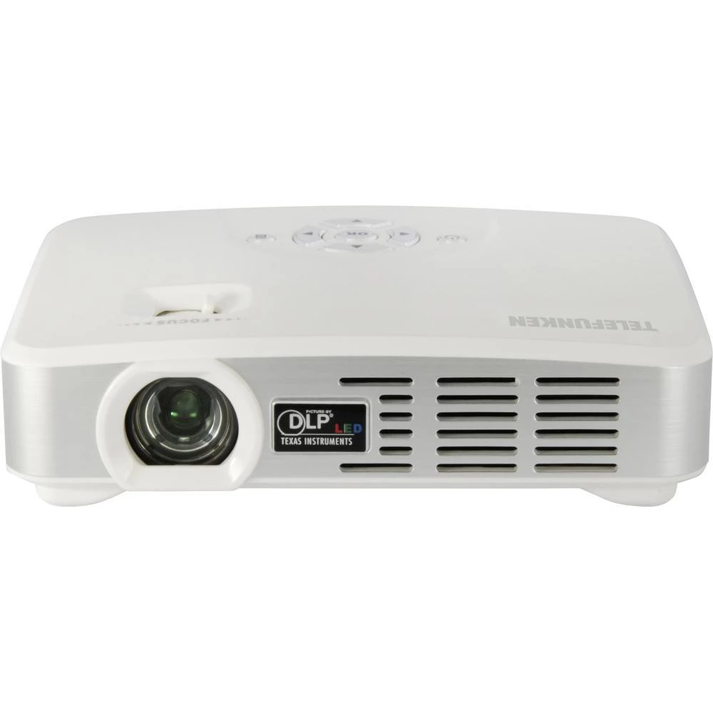DLP beamer projektor DLP500 WIFI Telefunken svjetlost: 500 lm 1280 x 800 WXGA 1000 : 1 bijela slika